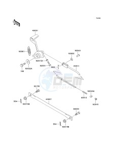 ER 500 C [ER5] (C1-C2) [ER5] drawing BRAKE PEDAL