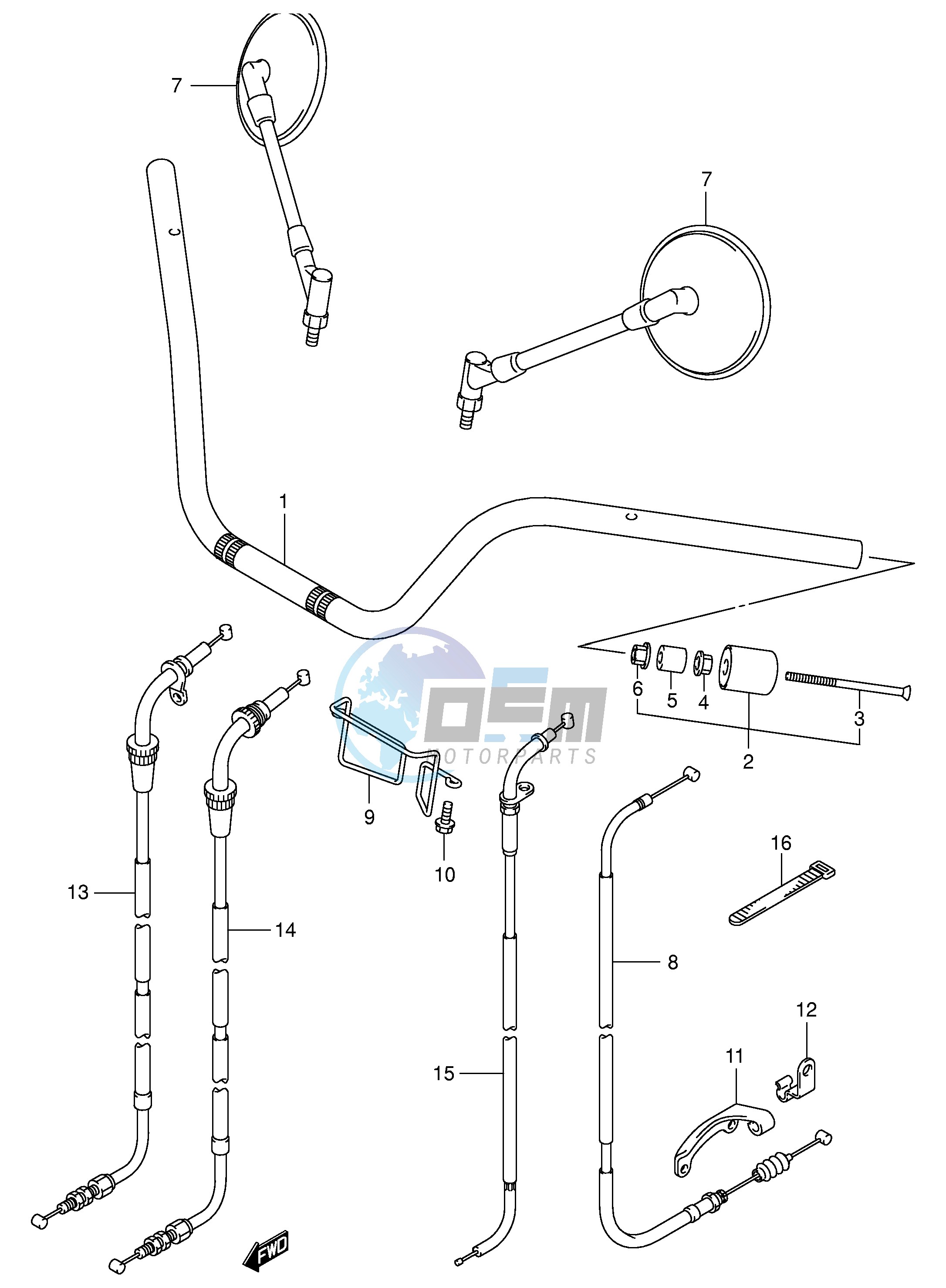 HANDLE BAR (MODEL Y K1)