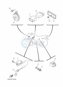 YBR125EGS (43BH) drawing ELECTRICAL 2