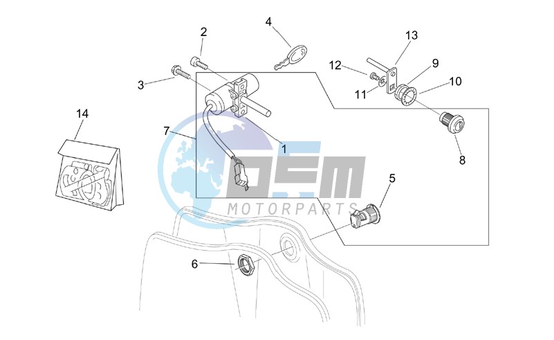 Decal and Lock hardware kit