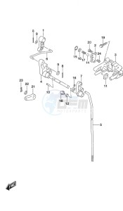 DF 30A drawing Clutch Rod Remote Control