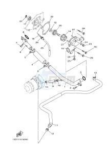 YXM700E YXM70VPXJ VIKING EPS (B5F3) drawing WATER PUMP