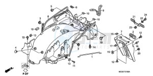 ST13009 France - (F / CMF MME) drawing REAR FENDER