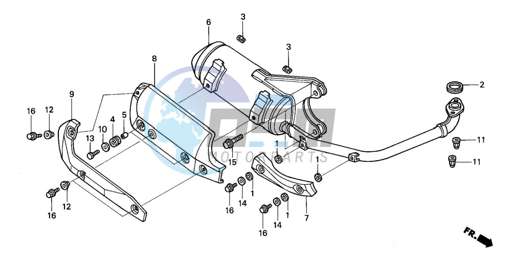 EXHAUST MUFFLER