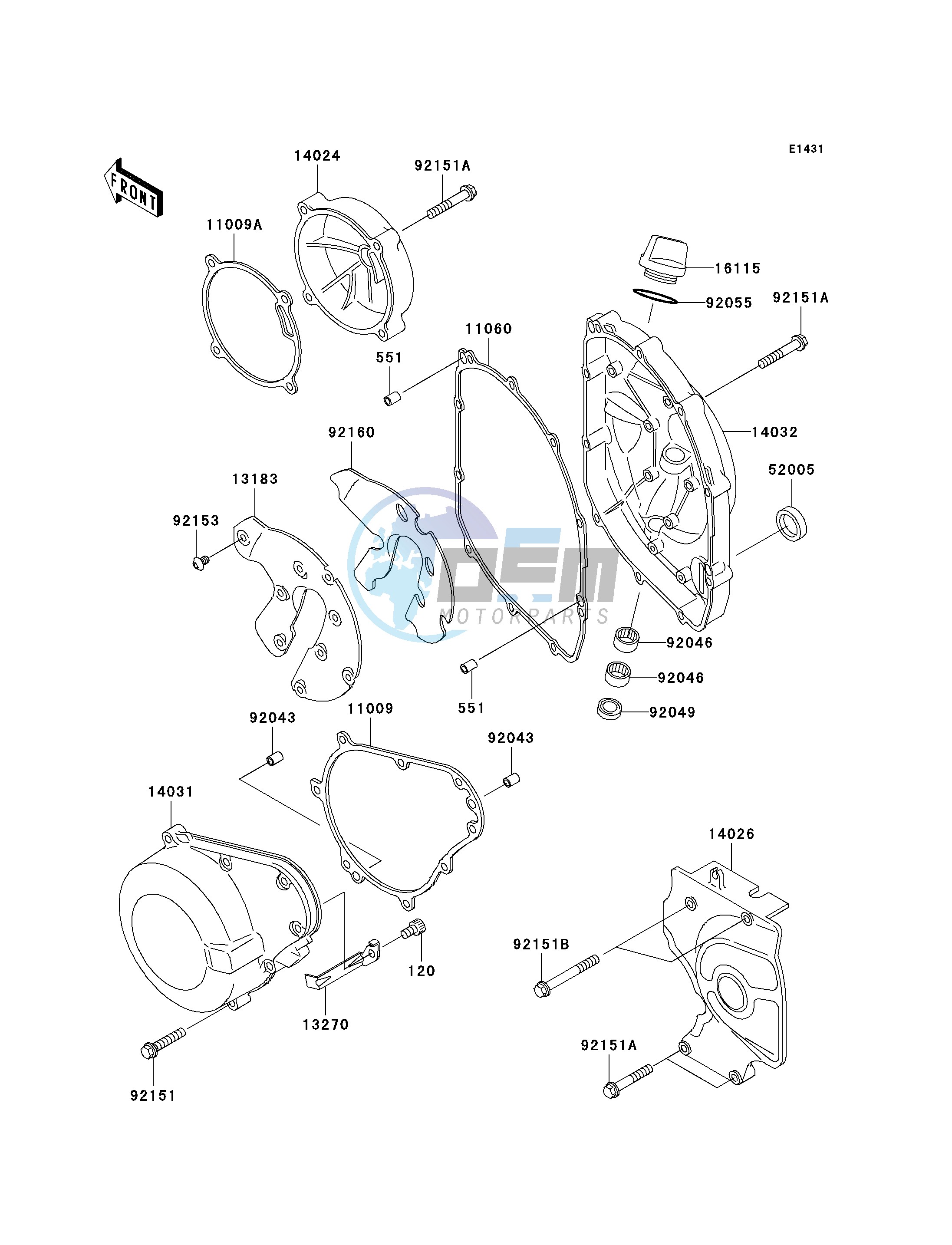 ENGINE COVER-- S- -