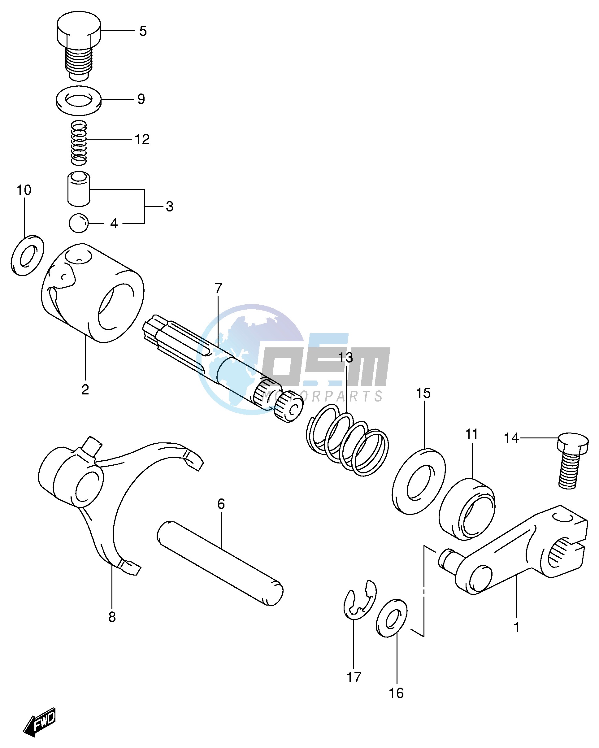 GEAR SHIFTING (3)(MODEL K1 K2)