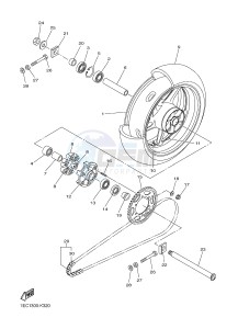 FZ1-N FZ1 (NAKED) 1000 (1EC6) drawing REAR WHEEL