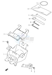 GSF650 (E2) Bandit drawing MANUAL BOX