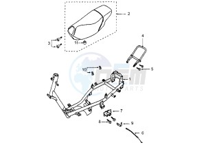 VIVACITY - 50 cc drawing FRAME