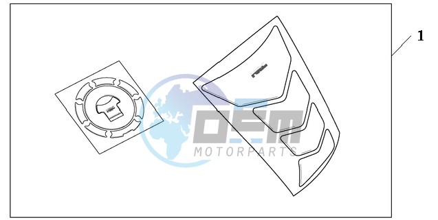 TANKPAD / FUEL LID COVER