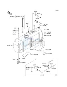 KAF 620 S [MULE 4010 TRANS4X4 HARDWOODS GREEN HD] (S9F-SAF) S9F drawing FUEL TANK