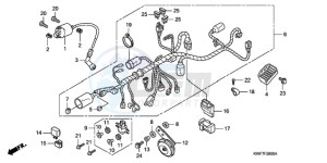 CBF125MA Europe Direct - (ED) drawing WIRE HARNESS