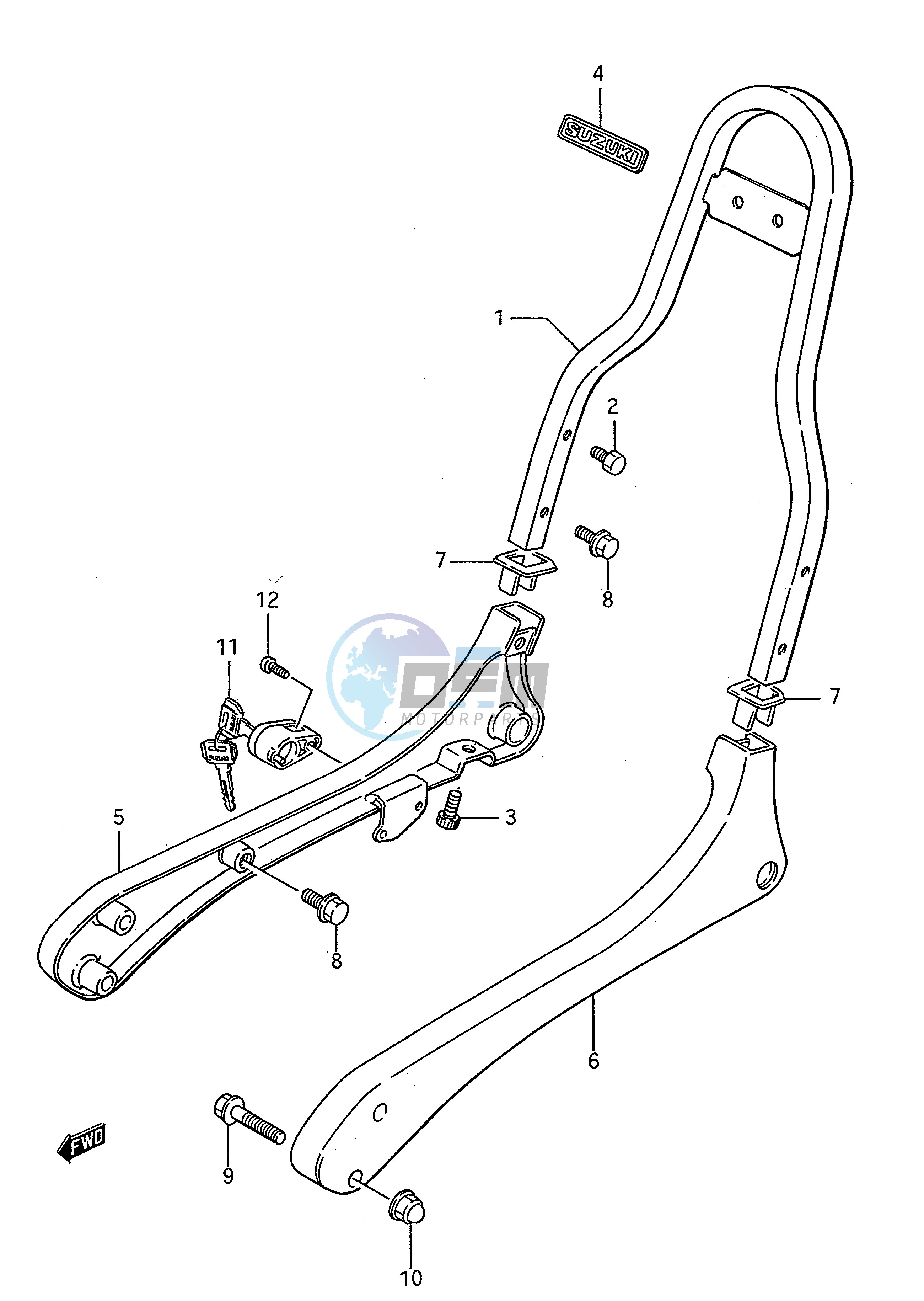 PILLION RIDER HANDLE