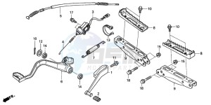 TRX350FM FOURTRAX drawing STEP