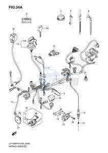 LT-F500F (P24) drawing WIRING HARNESS (MODEL K6 K7)