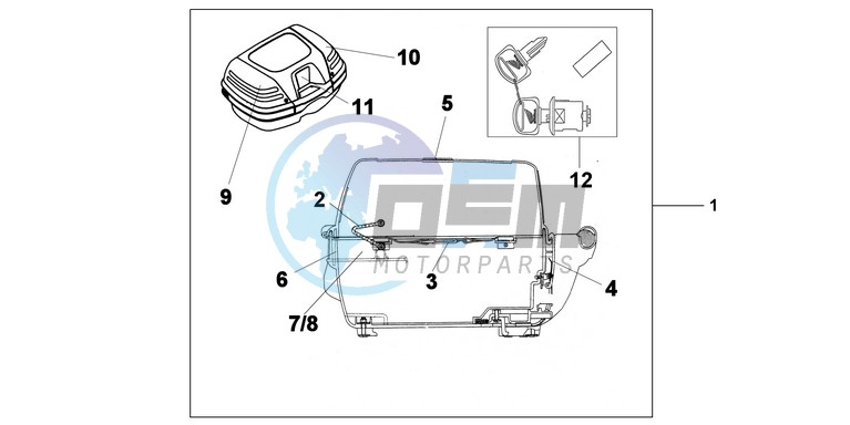 TOP BOX 45L