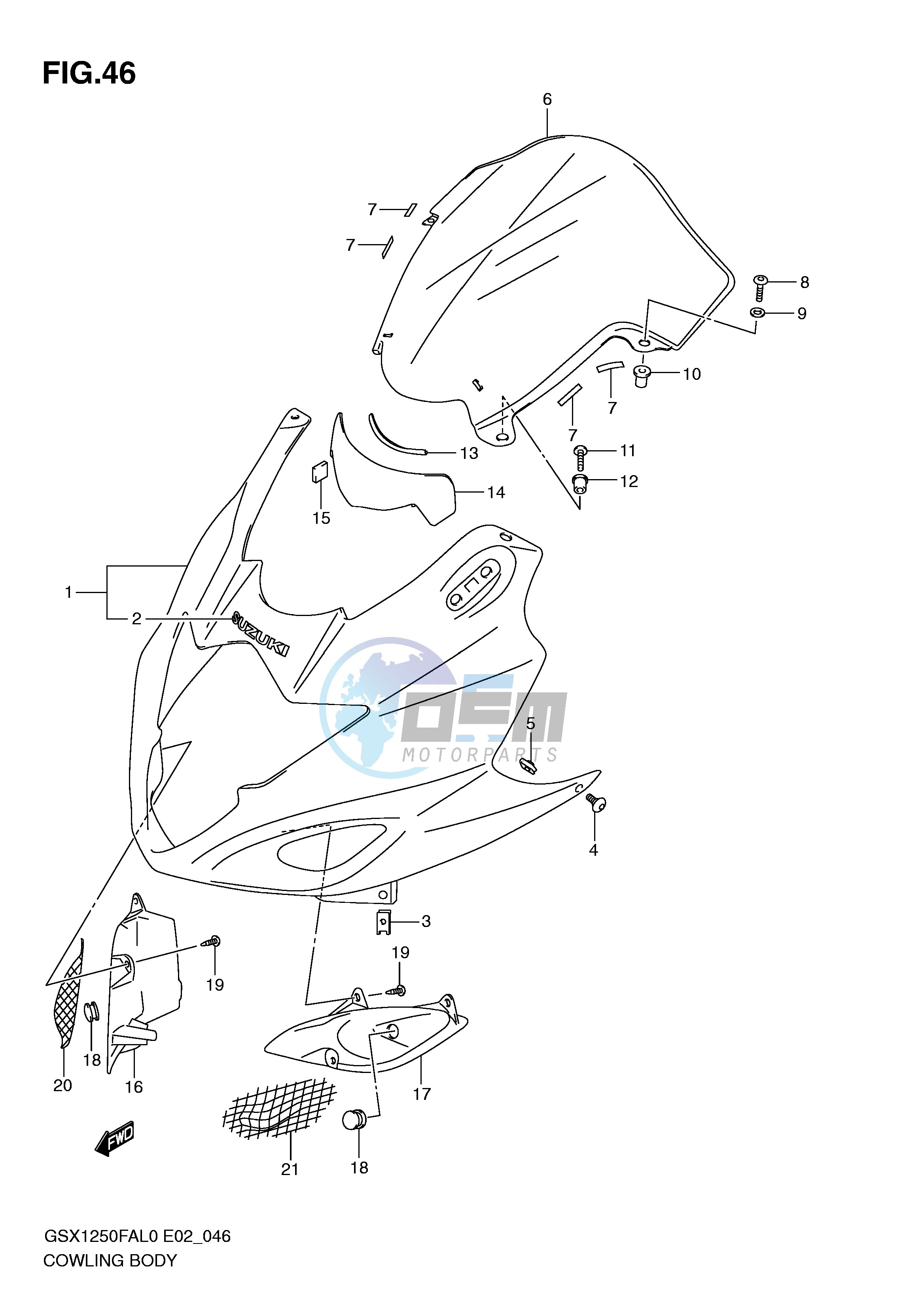 COWLING BODY