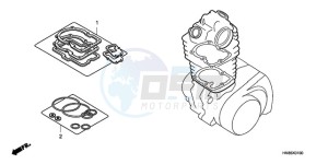 TRX250TMA ED drawing GASKET KIT A