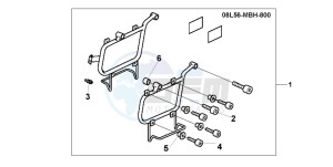 VT1100C3 drawing LEATHER S/B STAY