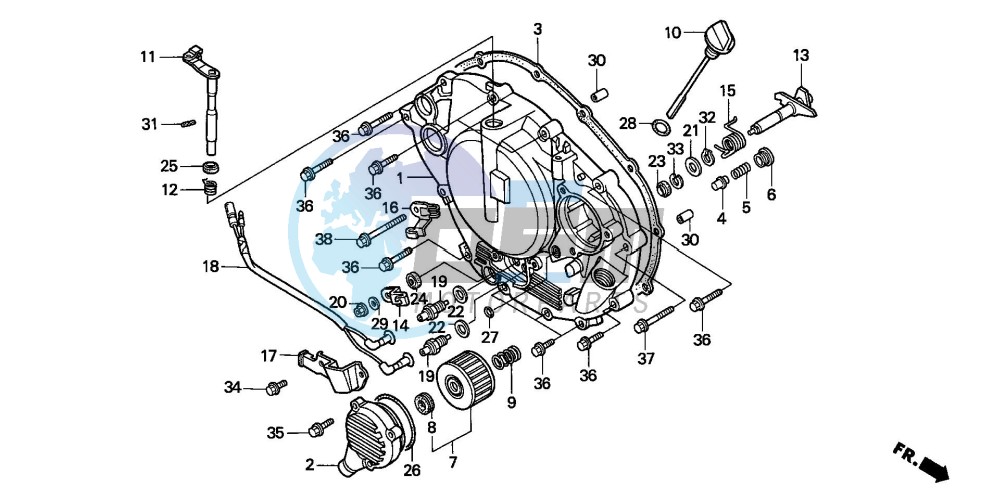 RIGHT CRANKCASE COVER