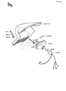 KDX 200 A [KDX200] (A1-A3) [KDX200] drawing HEADLIGHT