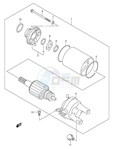 AN400 (E2) Burgman drawing STARTING MOTOR