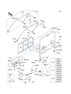 KAF 620 E [MULE 3010 4X4] (E6F-E8F) E6F drawing GUARDS_CAB FRAME