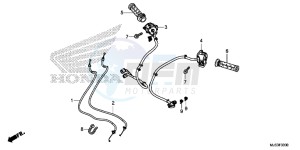 NC750JF Vultus - NC750J Europe Direct - (ED) drawing SWITCH/CABLE