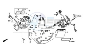 CBR600RA9 E / ABS MME drawing ABS CONTROL UNIT (CBR600RA)