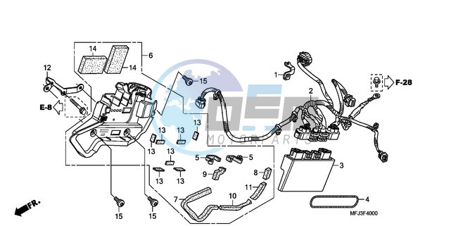 ABS CONTROL UNIT (CBR600RA)