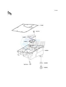 ER 650 A [ER-6N (EUROPEAN] (A6S-A8F) A7F drawing OIL PAN