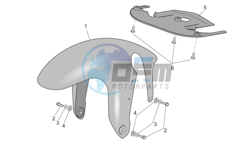 Front mudguard