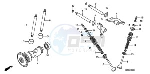 TRX250TEB drawing CAMSHAFT/ VALVE