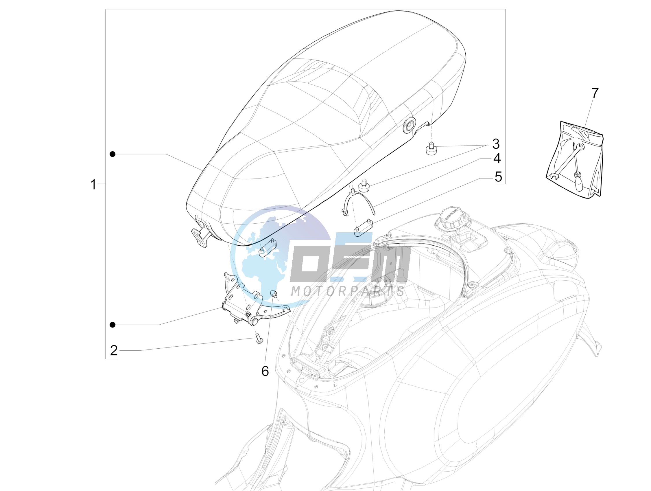 Saddle/seats