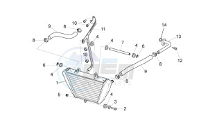 RSV 4 1000 APRC Factory Std SE drawing Oil cooler