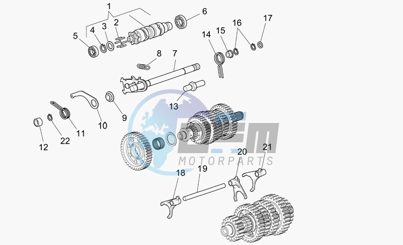 Gear box selector