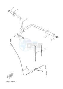 NS50 NITRO (1PH6) drawing STEERING HANDLE & CABLE