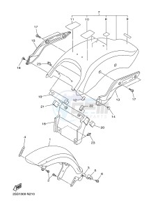 XVS1300CU XVS1300 CUSTOM XVS1300 CUSTOM (2SS4) drawing FENDER