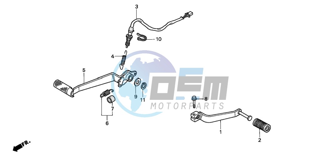 PEDAL (VFR750FR/FS/FT/FV)