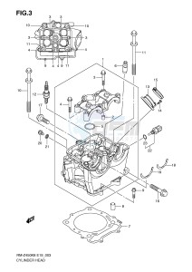 RM-Z450 (E19) drawing CYLINDER HEAD