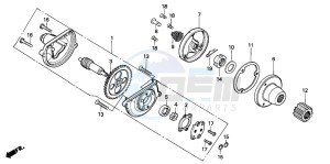 XL185S drawing OIL PUMP