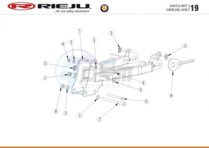 HOBBY-BYE-BIKE-25-KM-H-EURO4-HOLLAND-BLACK 50 drawing SWING ARM