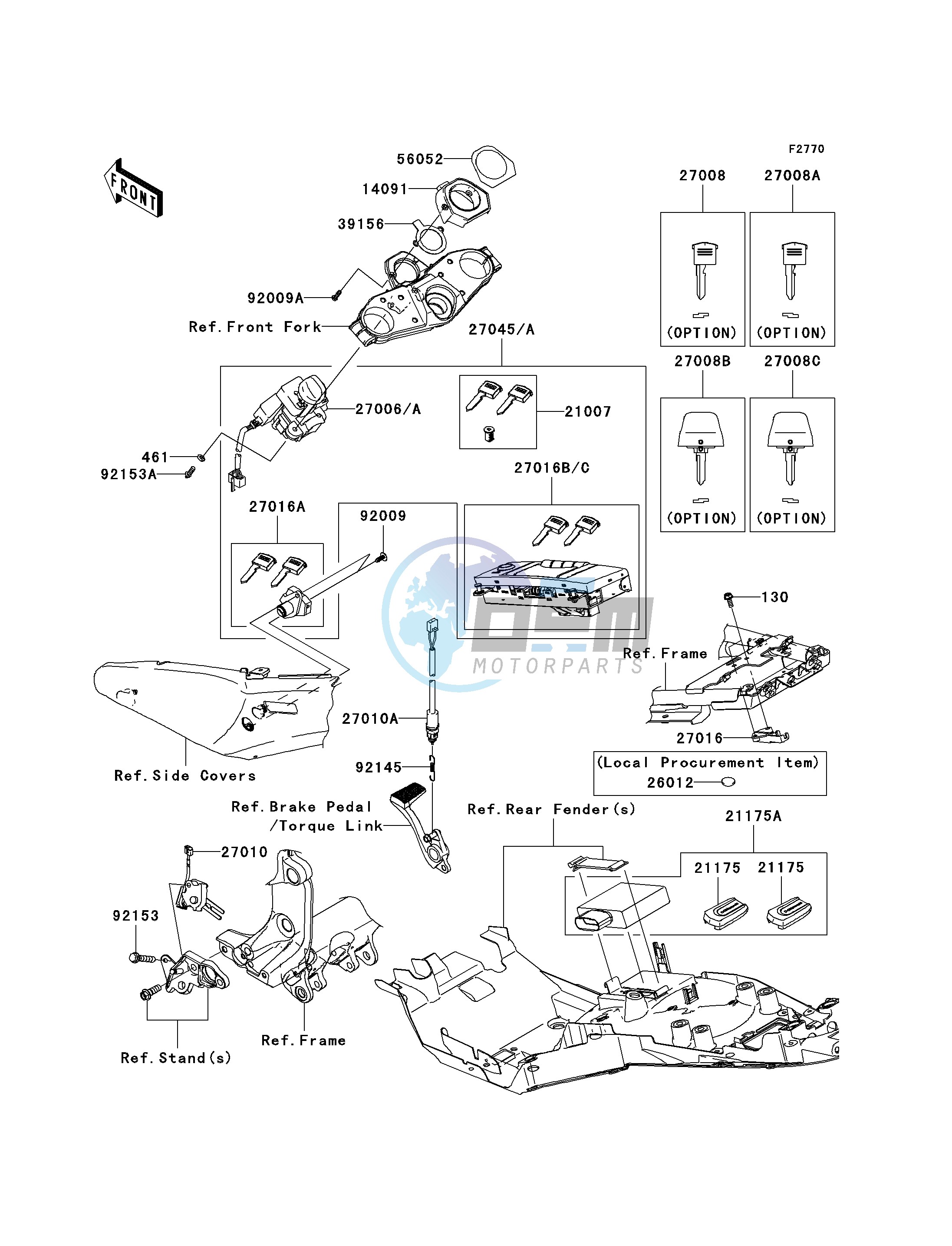 IGNITION SWITCH_LOCKS_REFLECTORS