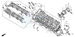 CB900F 919 drawing CYLINDER HEAD