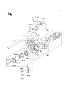 ZRX1200R ZR1200A6F FR GB XX (EU ME A(FRICA) drawing Gear Change Drum/Shift Fork(s)