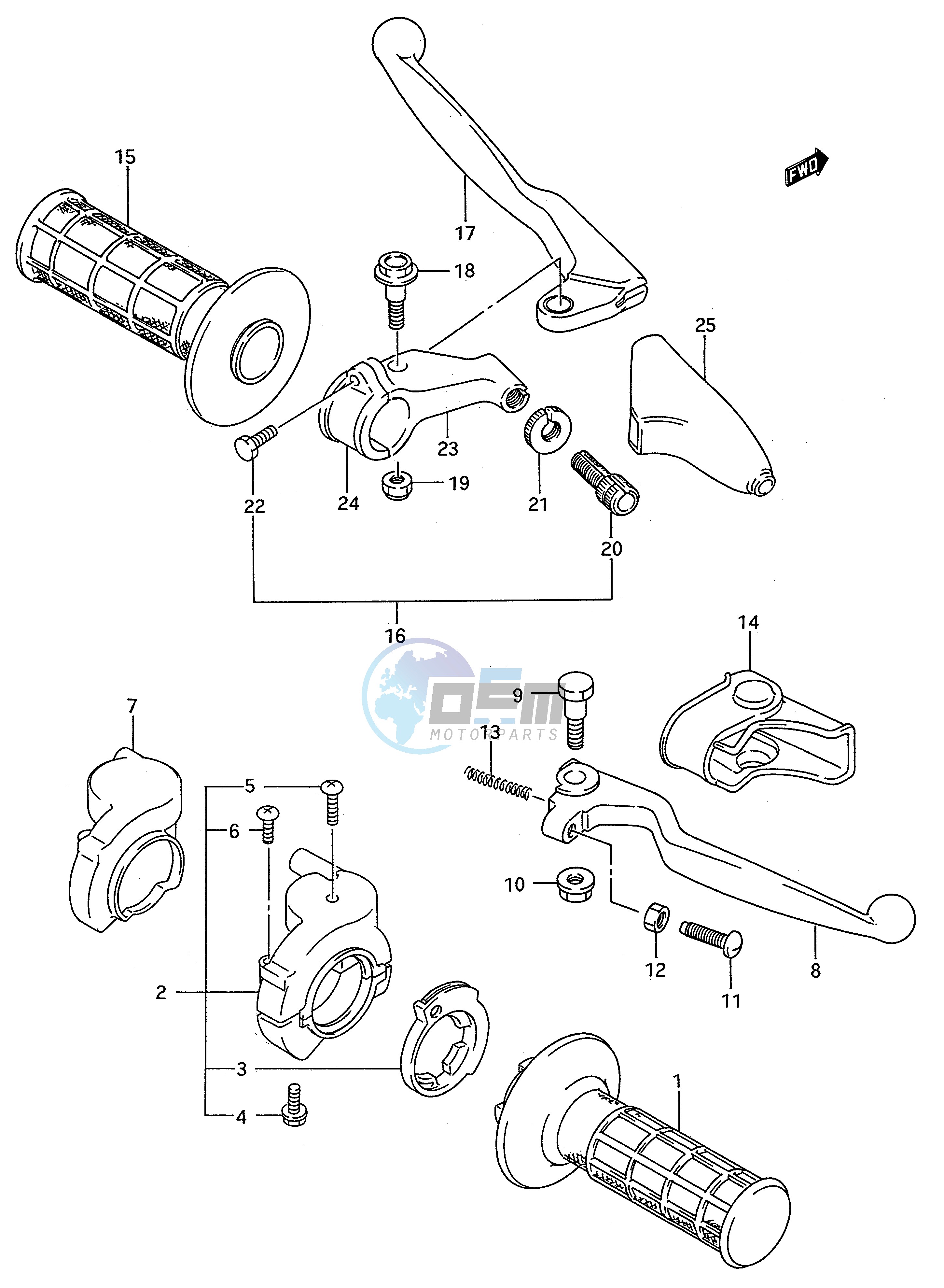 HANDLE SWITCH (MODEL S)