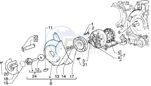 Hexagon 125 GT drawing Flywheel magneto