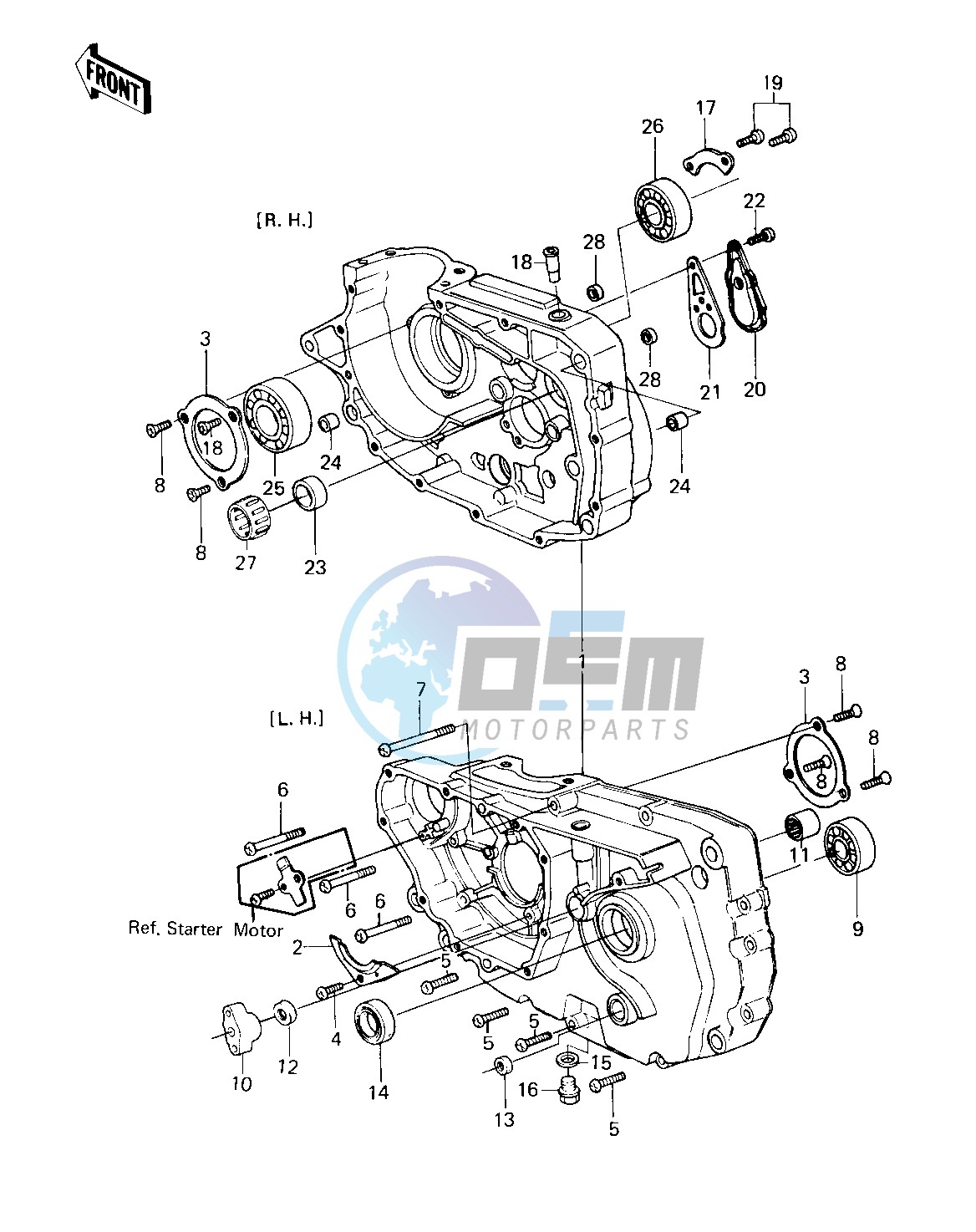 CRANKCASE -- 80 D1- -