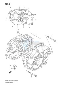 DR-Z125 (E28-E33) drawing CRANKCASE