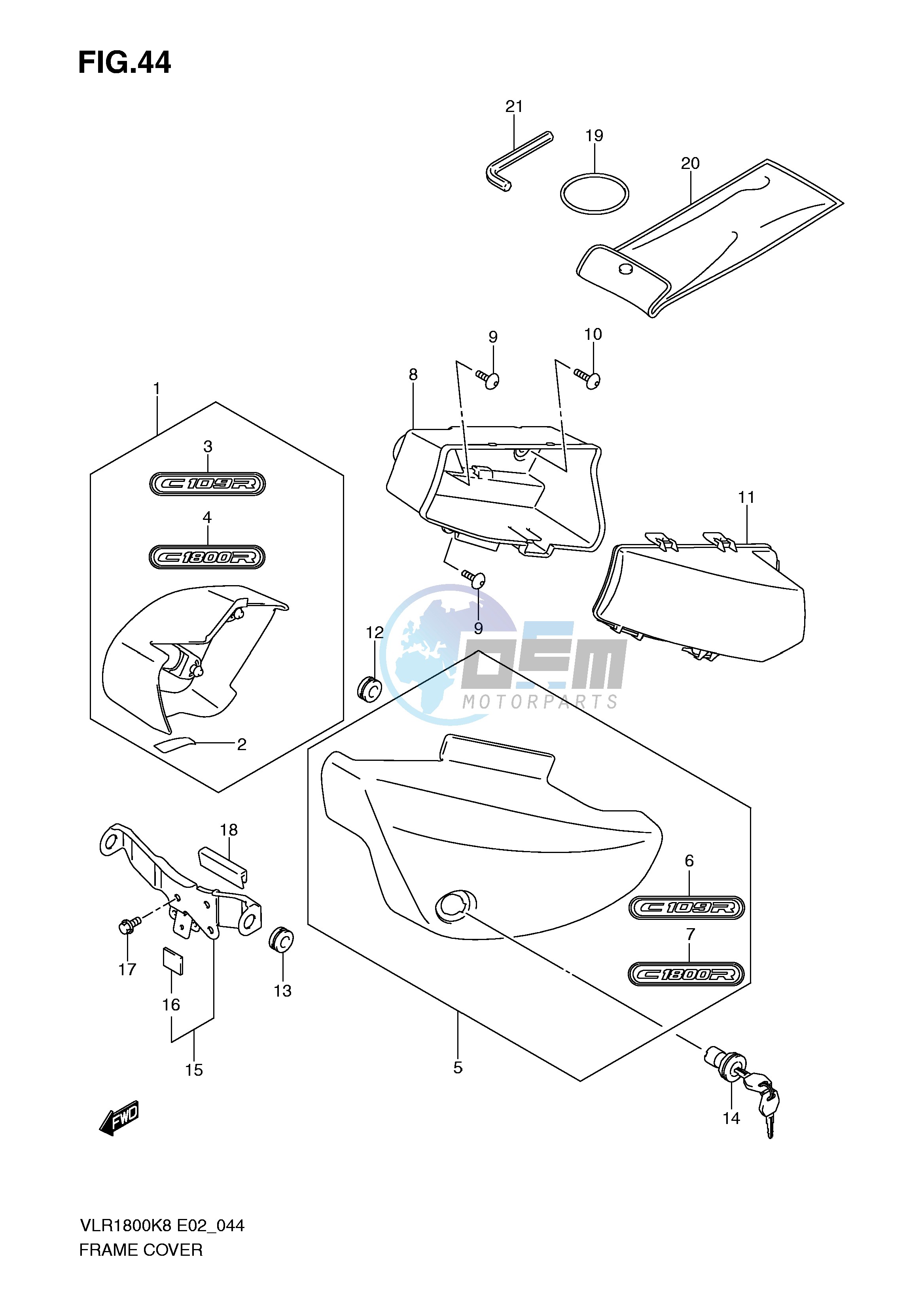 FRAME COVER (MODEL K8)